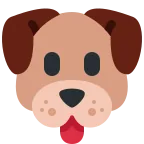 Emoji Cara de perro en Twitter / X