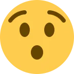 Emoji Cara estupefacta en Twitter / X