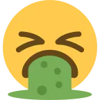 Face Vomiting emoji on Twitter / X
