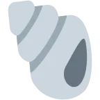 Emoji Caracola en Twitter / X