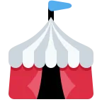Emoji Carpa de circo en Twitter / X