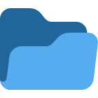 Open File Folder emoji on Twitter / X