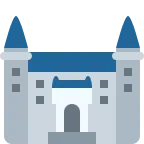 Castle emoji on Twitter / X