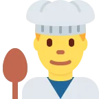 Man Cook emoji on Twitter / X