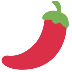 Hot Pepper emoji on Twitter / X