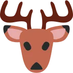 Deer emoji on Twitter / X