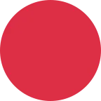 Emoji Círculo rojo en Twitter / X