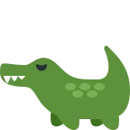 Crocodile emoji on Twitter / X