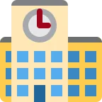 School emoji on Twitter / X