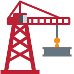 Emoji Construcción en Twitter / X