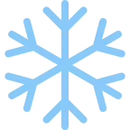 Emoji Copo de nieve en Twitter / X