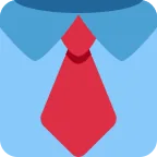 Emoji Corbata en Twitter / X