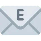 E-Mail emoji on Twitter / X