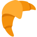 Croissant emoji on Twitter / X