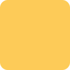 Emoji Cuadrado amarillo en Twitter / X
