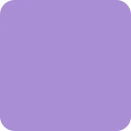 Emoji Cuadrado morado en Twitter / X