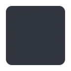 Black Medium Square emoji on Twitter / X