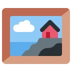 Emoji Cuadro enmarcado en Twitter / X