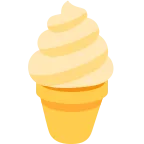 Emoji Cucurucho de helado en Twitter / X