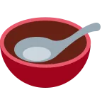 Bowl with Spoon emoji on Twitter / X