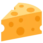 Emoji Cuña de queso en Twitter / X