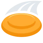 Flying Disc emoji on Twitter / X