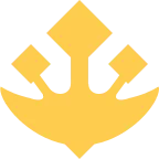 Emoji Emblema de tridente en Twitter / X