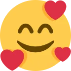 Emoji Enamorado en Twitter / X