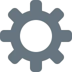 Gear emoji on Twitter / X