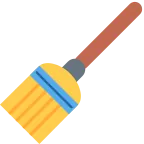 Emoji Escoba en Twitter / X