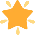 Emoji Estrella brillante en Twitter / X