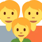 Emoji Familia en Twitter / X