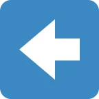 Left Arrow emoji on Twitter / X