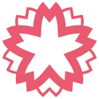 White Flower emoji on Twitter / X