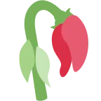 Wilted Flower emoji on Twitter / X