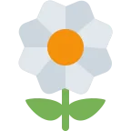 Emoji Flor en Twitter / X