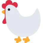 Emoji Gallo en Twitter / X