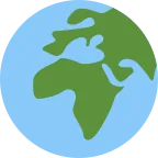 Globe Showing Europe-Africa emoji on Twitter / X