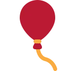 Balloon emoji on Twitter / X