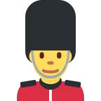 Emoji Guardia hombre en Twitter / X