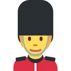 Guard emoji on Twitter / X