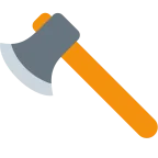 Axe emoji on Twitter / X