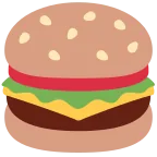 Emoji Hamburguesa en Twitter / X