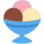 Ice Cream emoji on Twitter / X