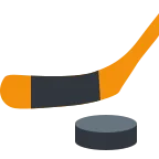 Emoji Hockey sobre hielo en Twitter / X