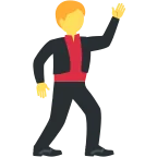 Emoji Hombre bailando en Twitter / X