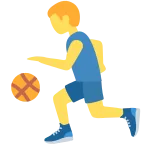 Man Bouncing Ball emoji on Twitter / X