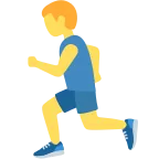 Emoji Hombre corriendo en Twitter / X