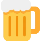 Emoji Jarra de cerveza en Twitter / X