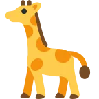 Emoji Jirafa en Twitter / X